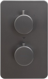 Allen Brau Смеситель для ванны Priority 5.31314-MG (с внутренней частью, 3 выхода) графит браш – фотография-2